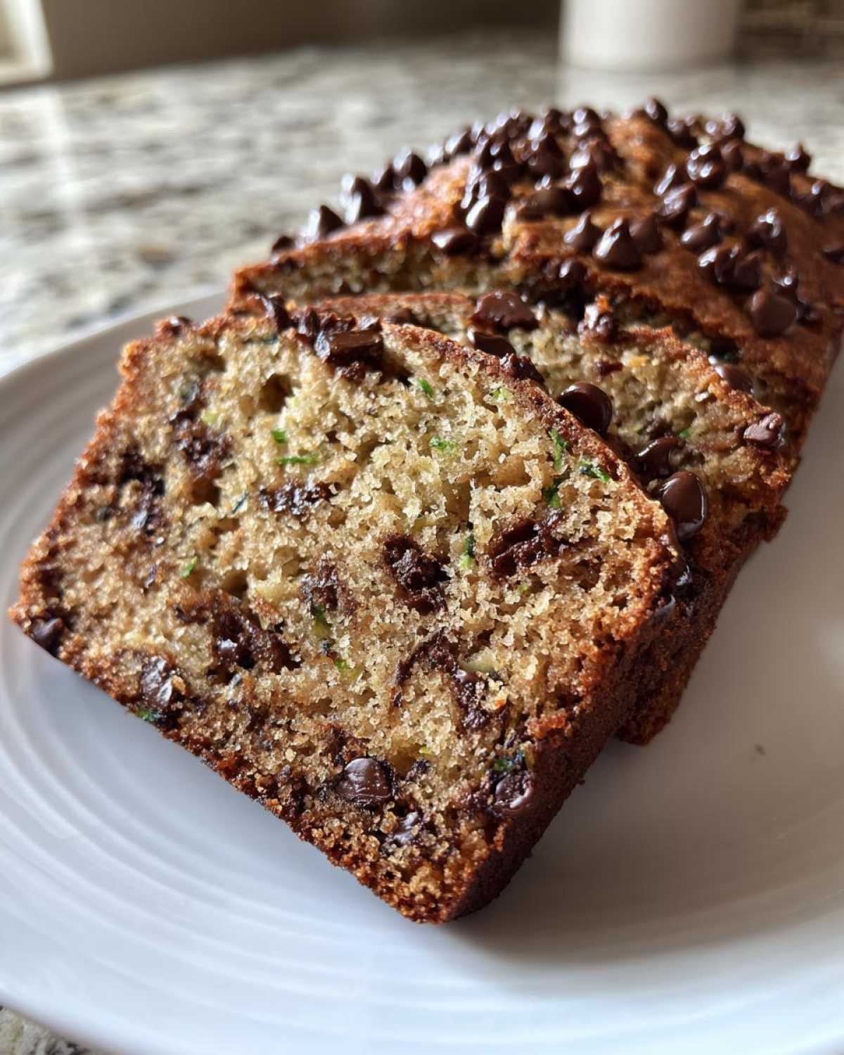 Chocolate Chip Zucchini Bread - detail 3