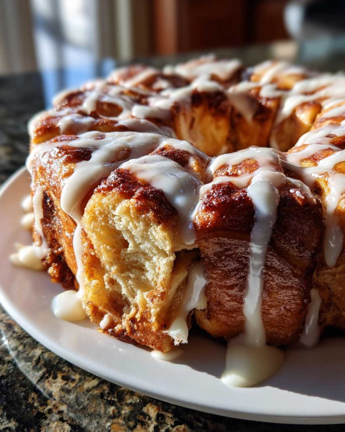 Cinnamon Roll Christmas Tree Pull-Apart - detail 2