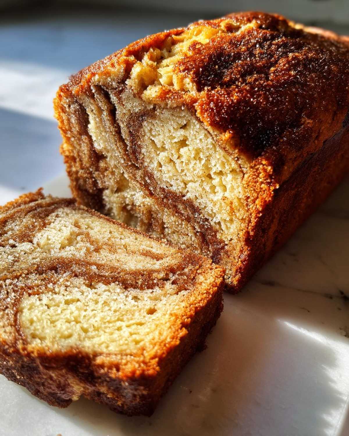 Cinnamon Swirl Banana Bread Loaf - detail 1