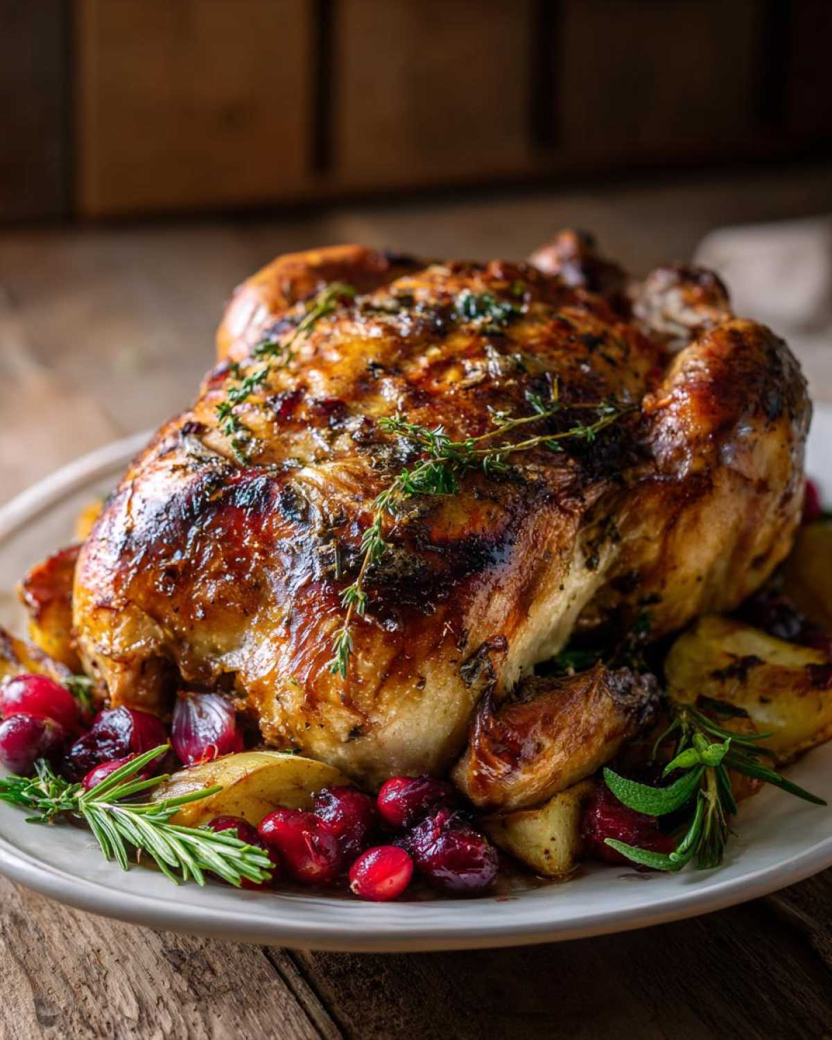 Cranberry Balsamic Roast Chicken - detail 1