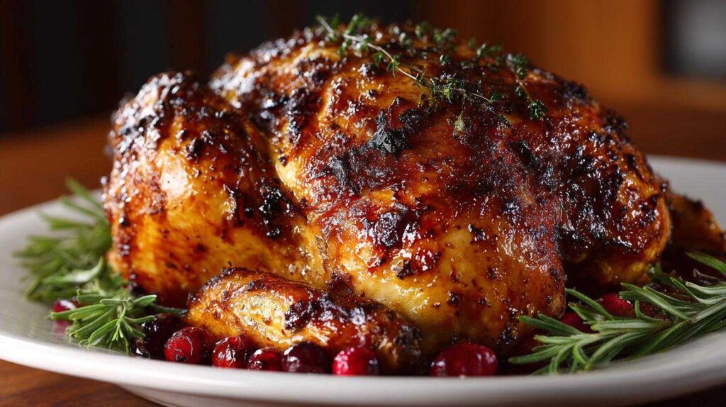 Cranberry Balsamic Roast Chicken