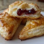 Cranberry Brie Puff Pastry Bites