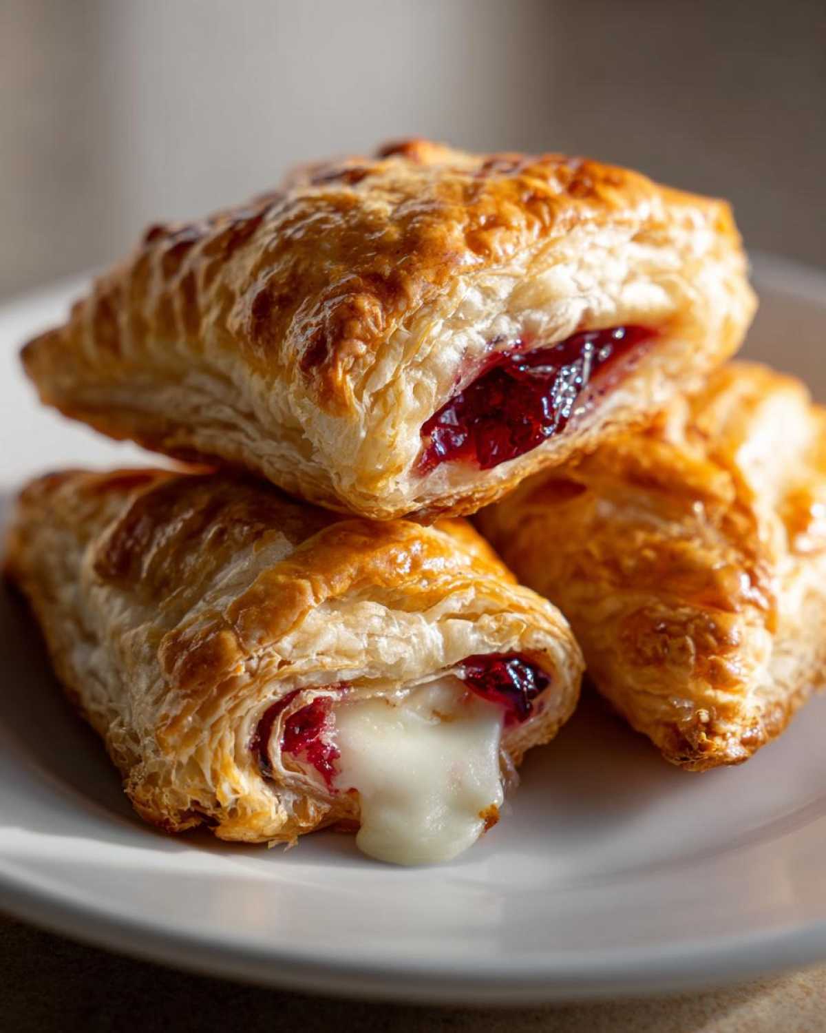 Cranberry Brie Puff Pastry Bites - detail 2