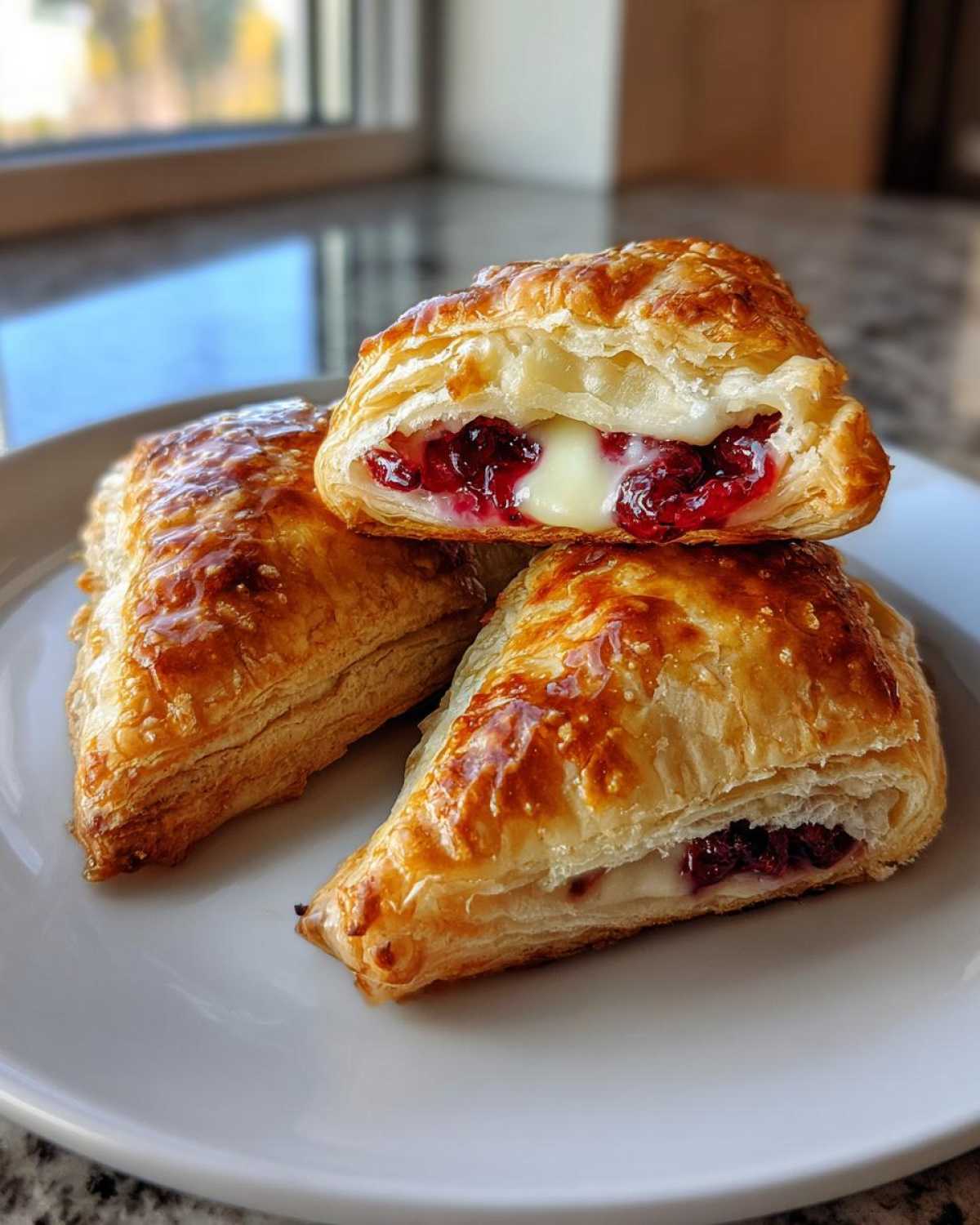 Cranberry Brie Puff Pastry Bites - detail 4