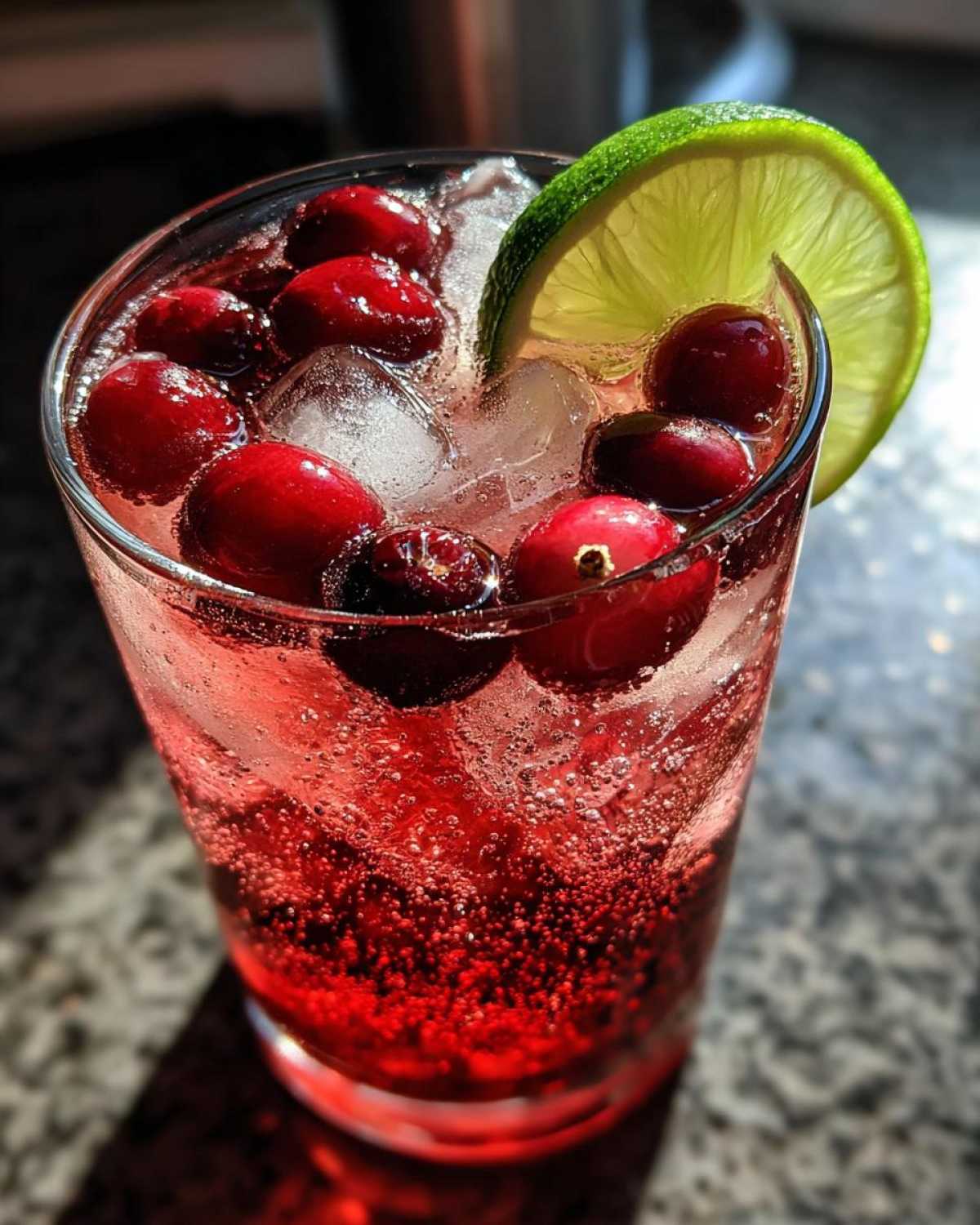 Cranberry Ginger Fizz - detail 1