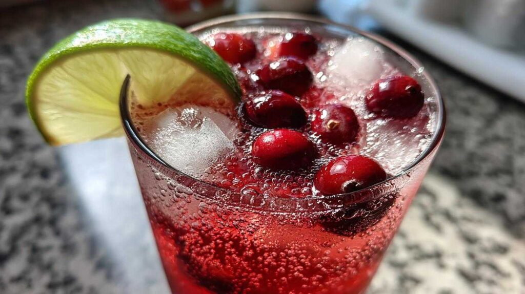 Cranberry Ginger Fizz