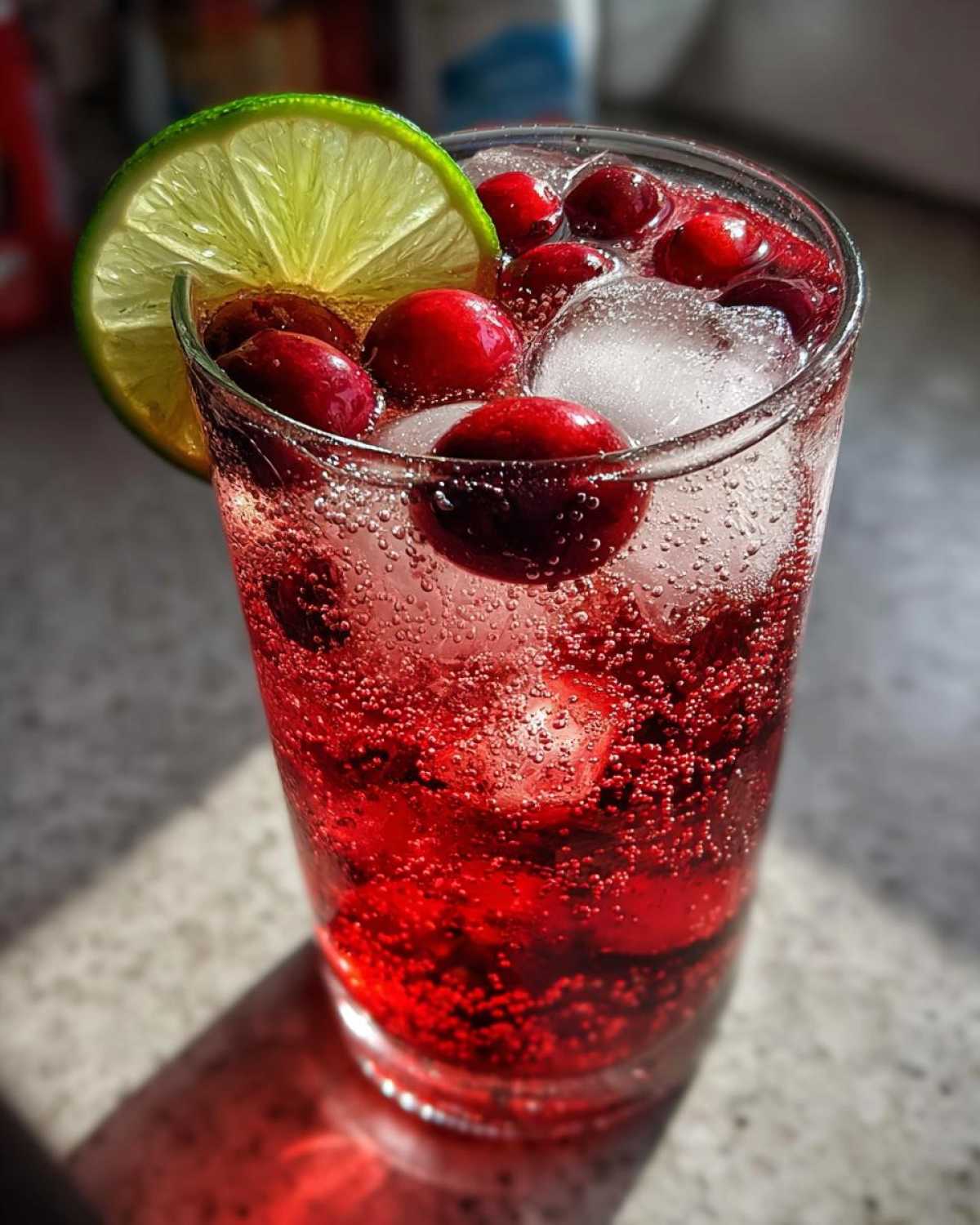 Cranberry Ginger Fizz - detail 3