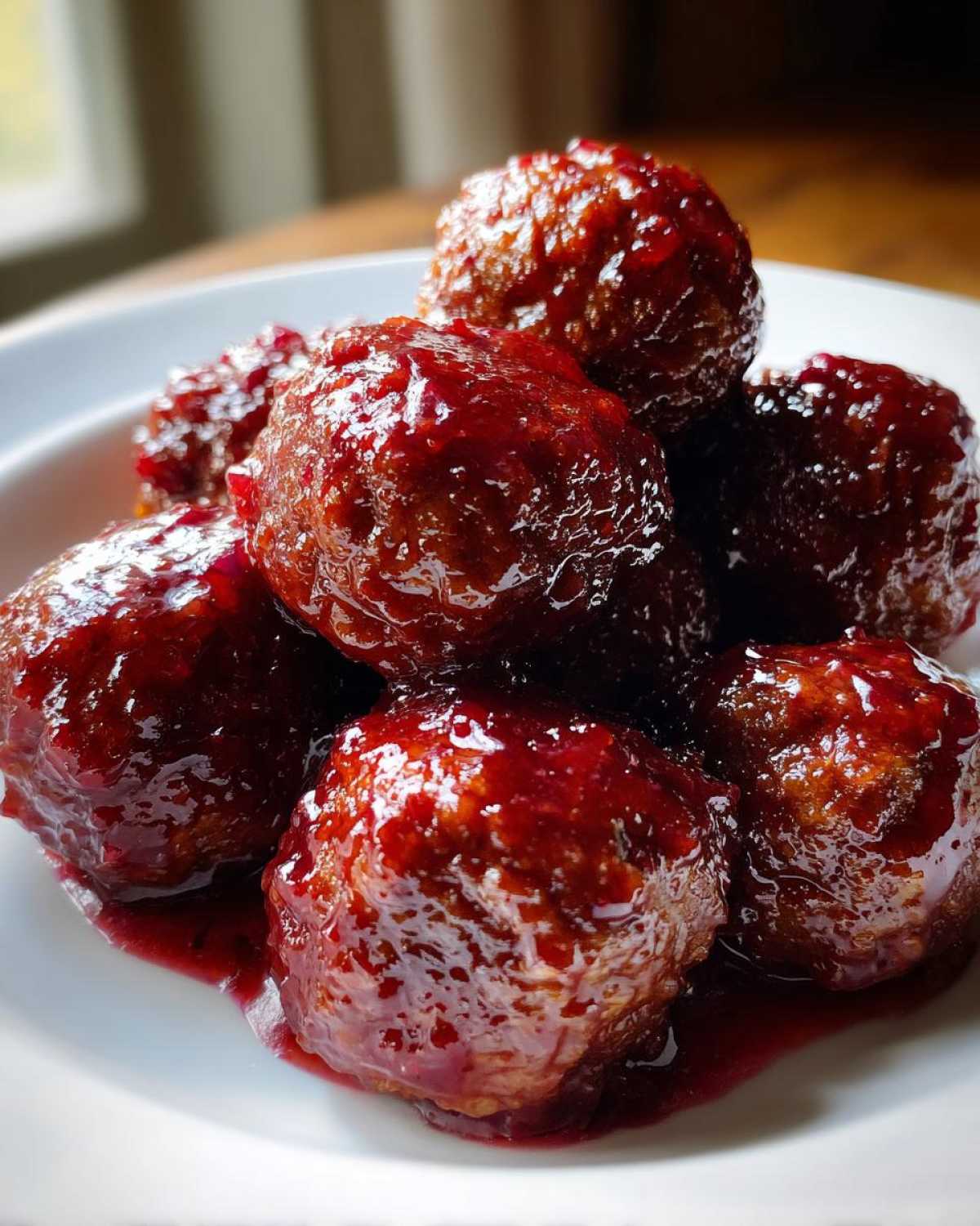 Cranberry-Glazed Meatballs - detail 1