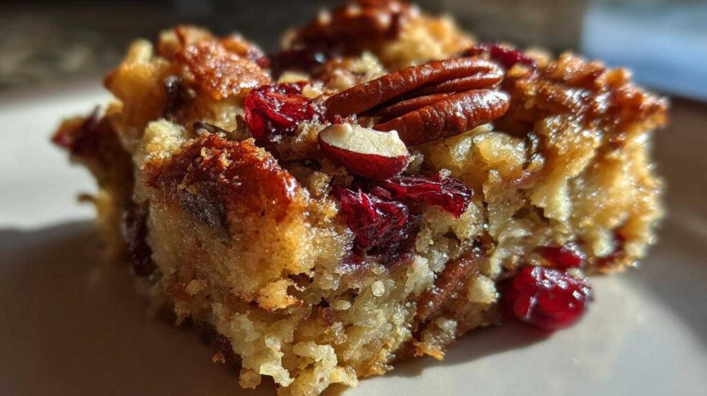 Cranberry Pecan Stuffing Squares