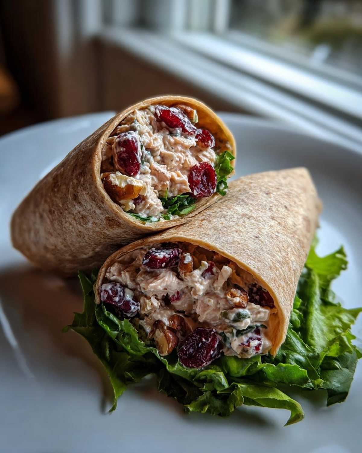 Cranberry Walnut Chicken Salad Wraps - detail 4