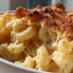 Creamy Four-Cheese Baked Mac and Cheese