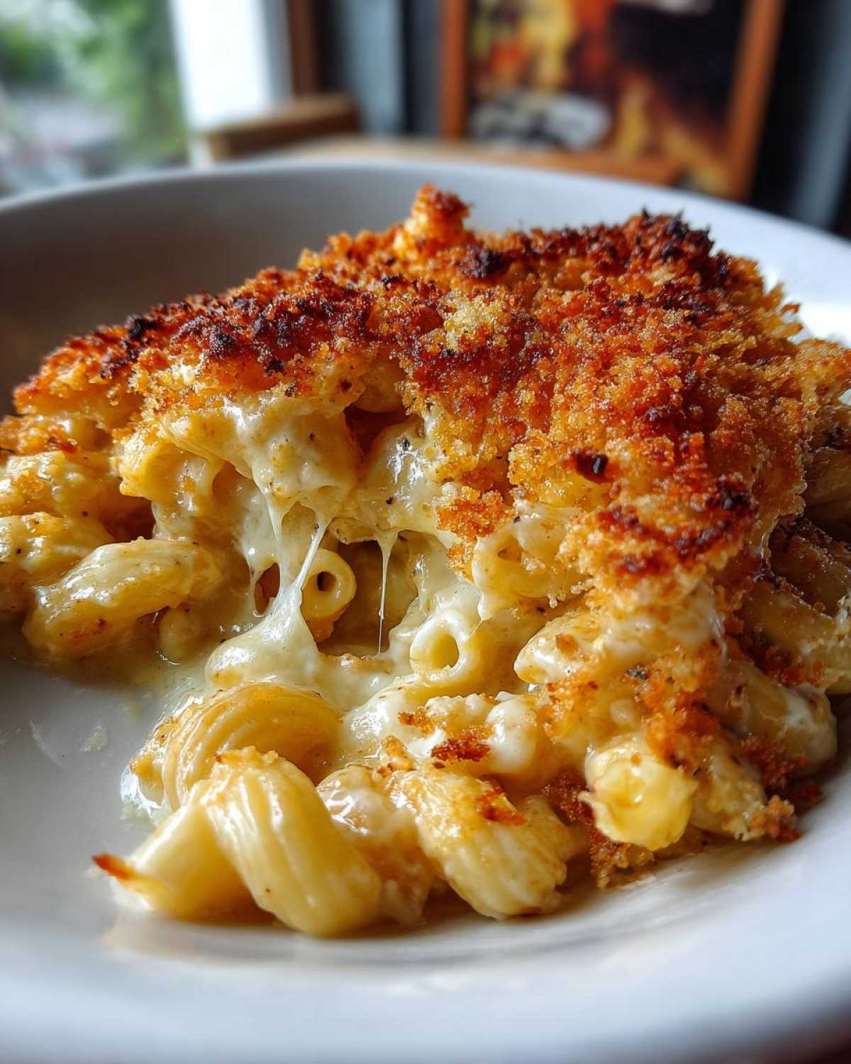 Creamy Four-Cheese Baked Mac and Cheese - detail 4