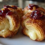 Crescent Brie Bites with Cranberry