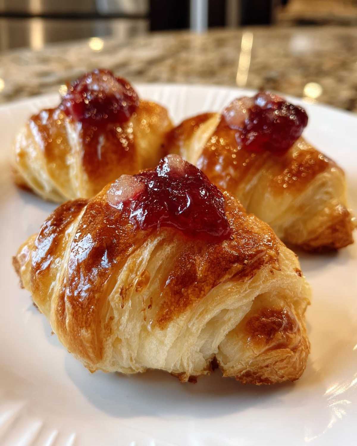 Crescent Brie Bites with Cranberry - detail 2