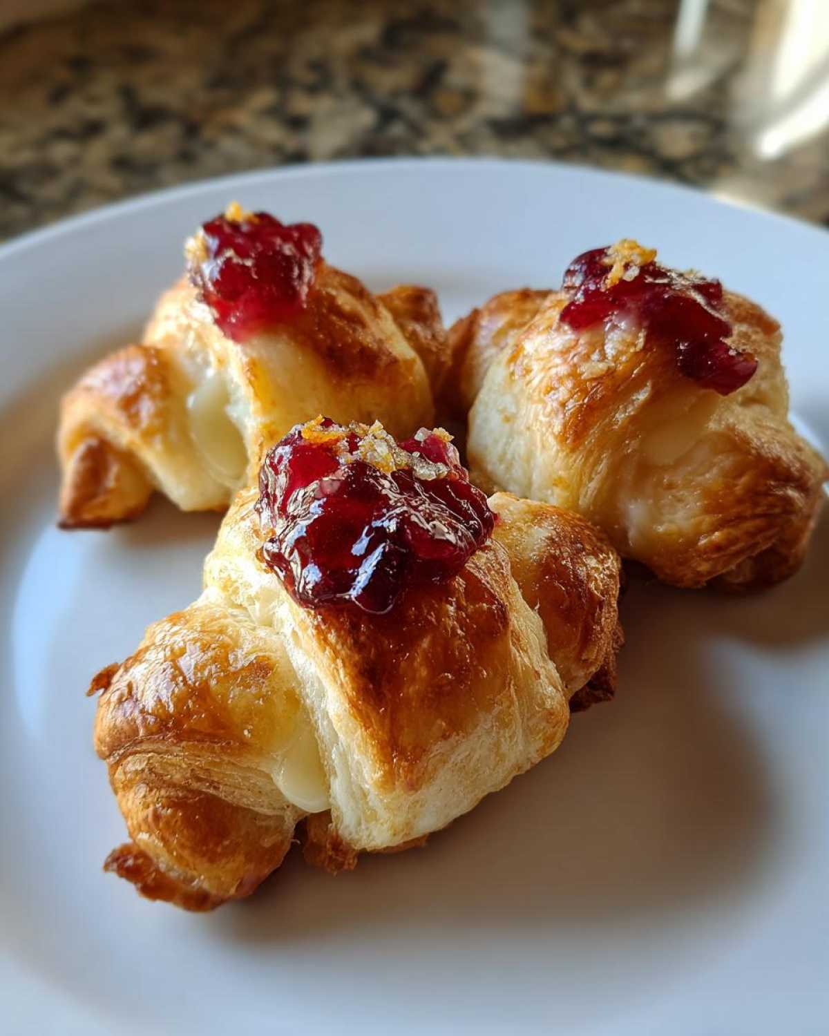 Crescent Brie Bites with Cranberry - detail 3