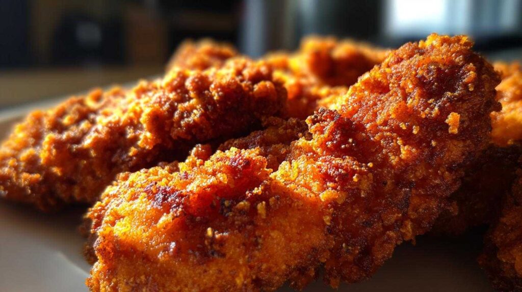 Crispy Oven-Fried Chicken Fingers