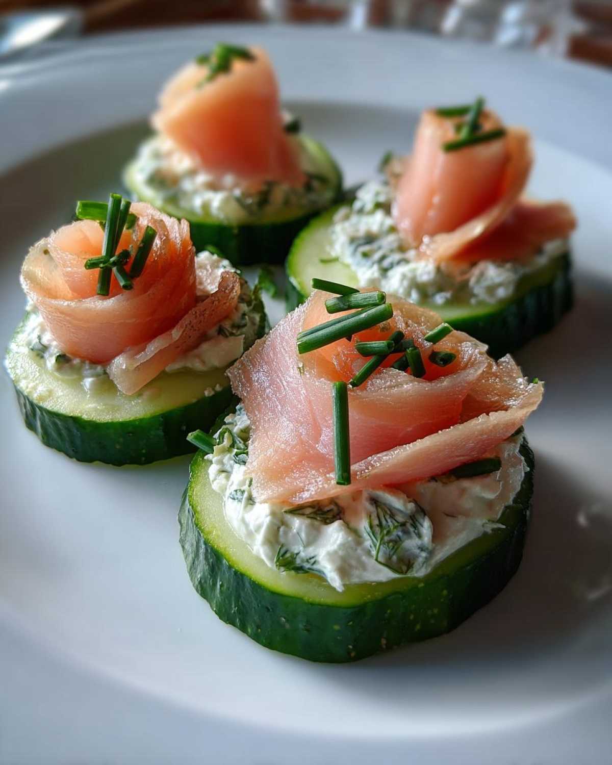 Cucumber Salmon Tree Bites - detail 1