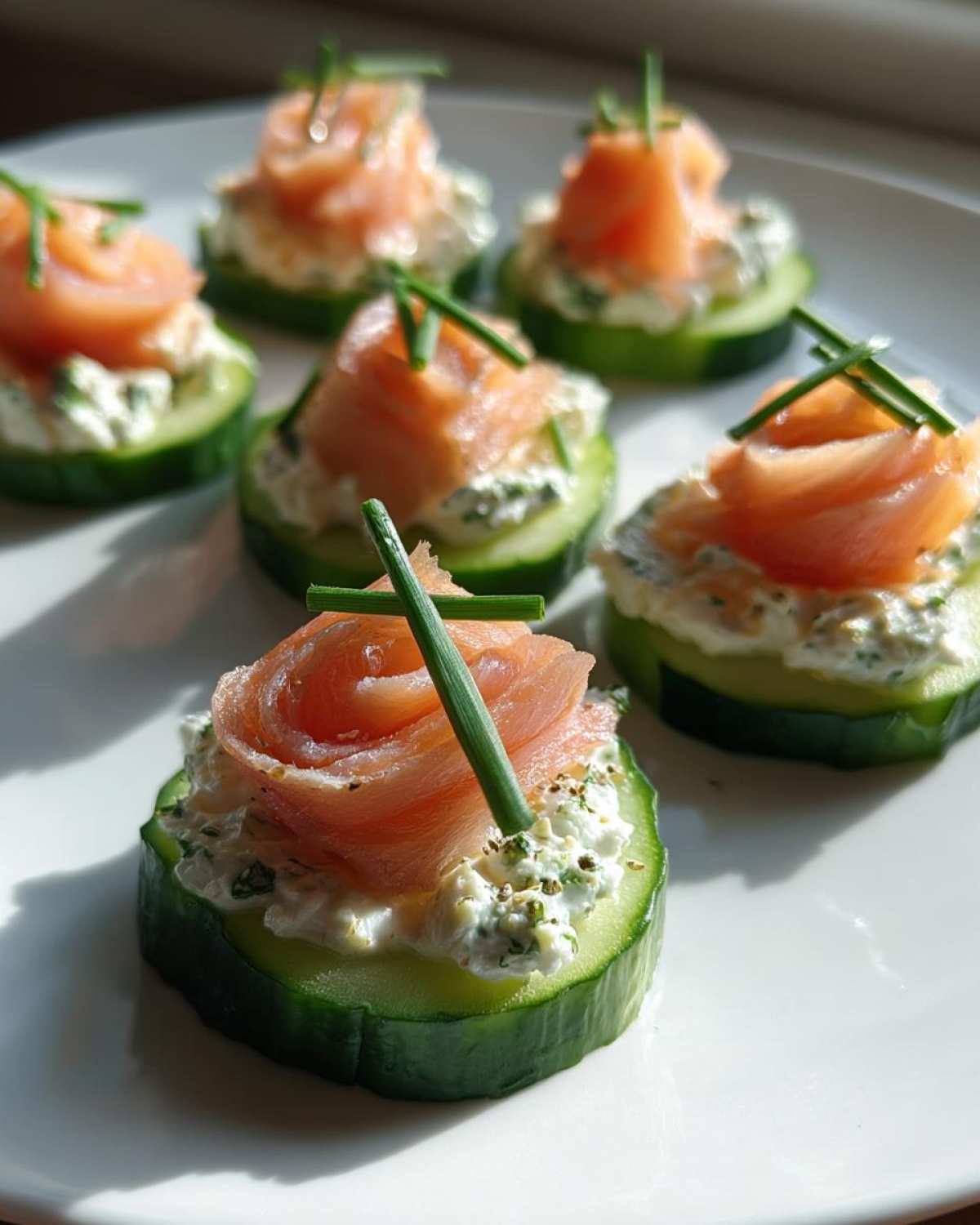 Cucumber Salmon Tree Bites - detail 3