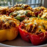 Easy Taco-Stuffed Bell Peppers