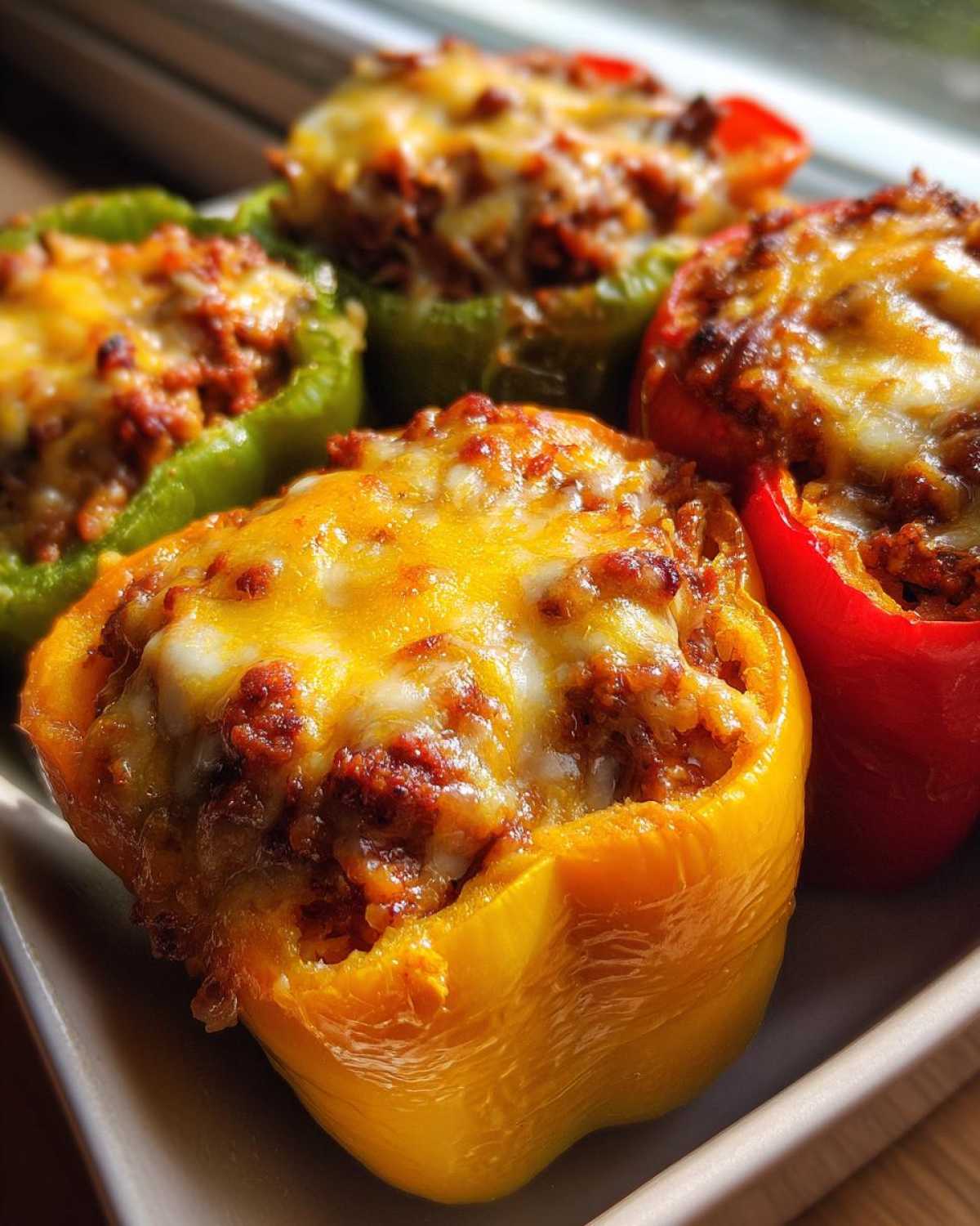 Easy Taco-Stuffed Bell Peppers - detail 3