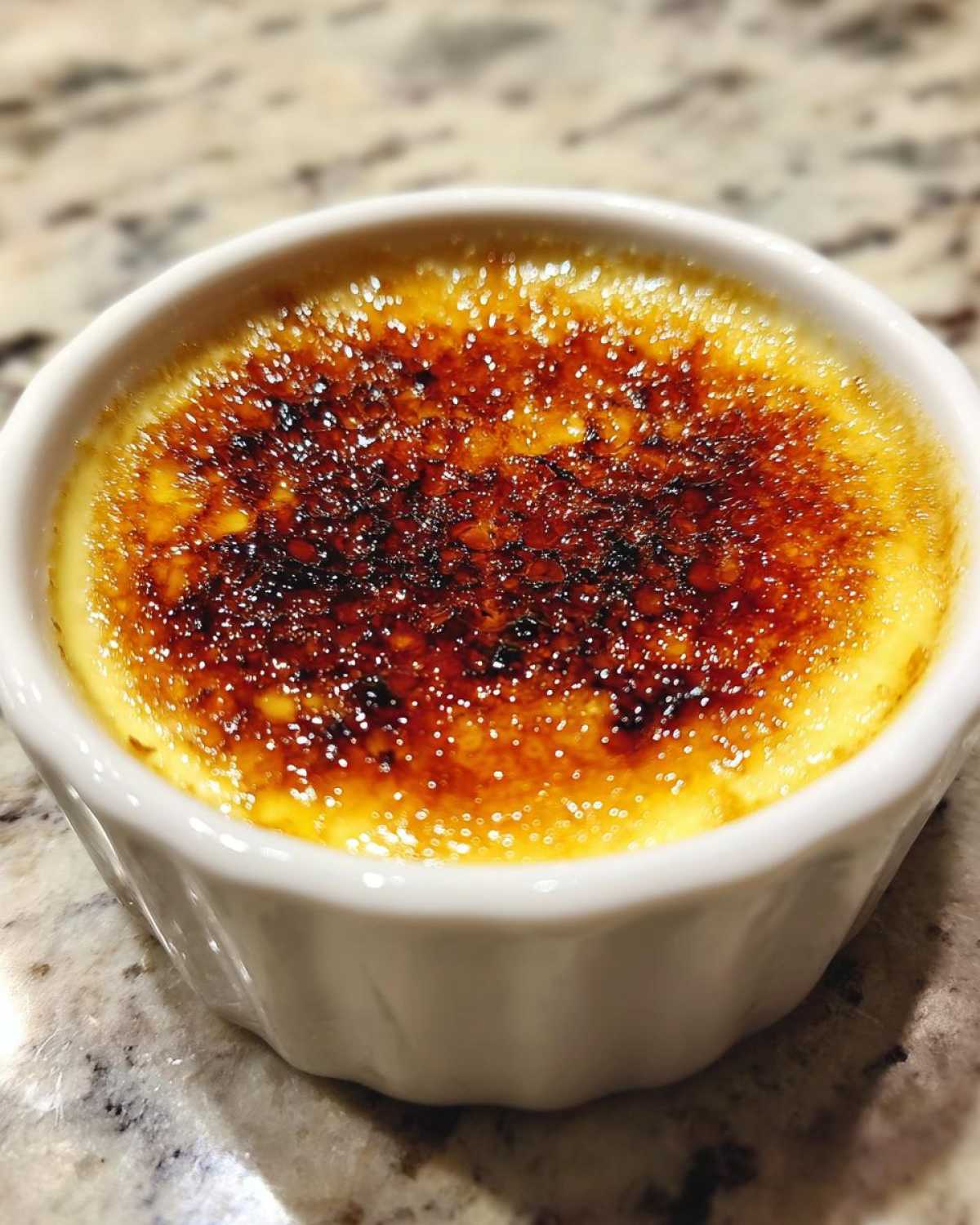 Eggnog Crème Brûlée - detail 2