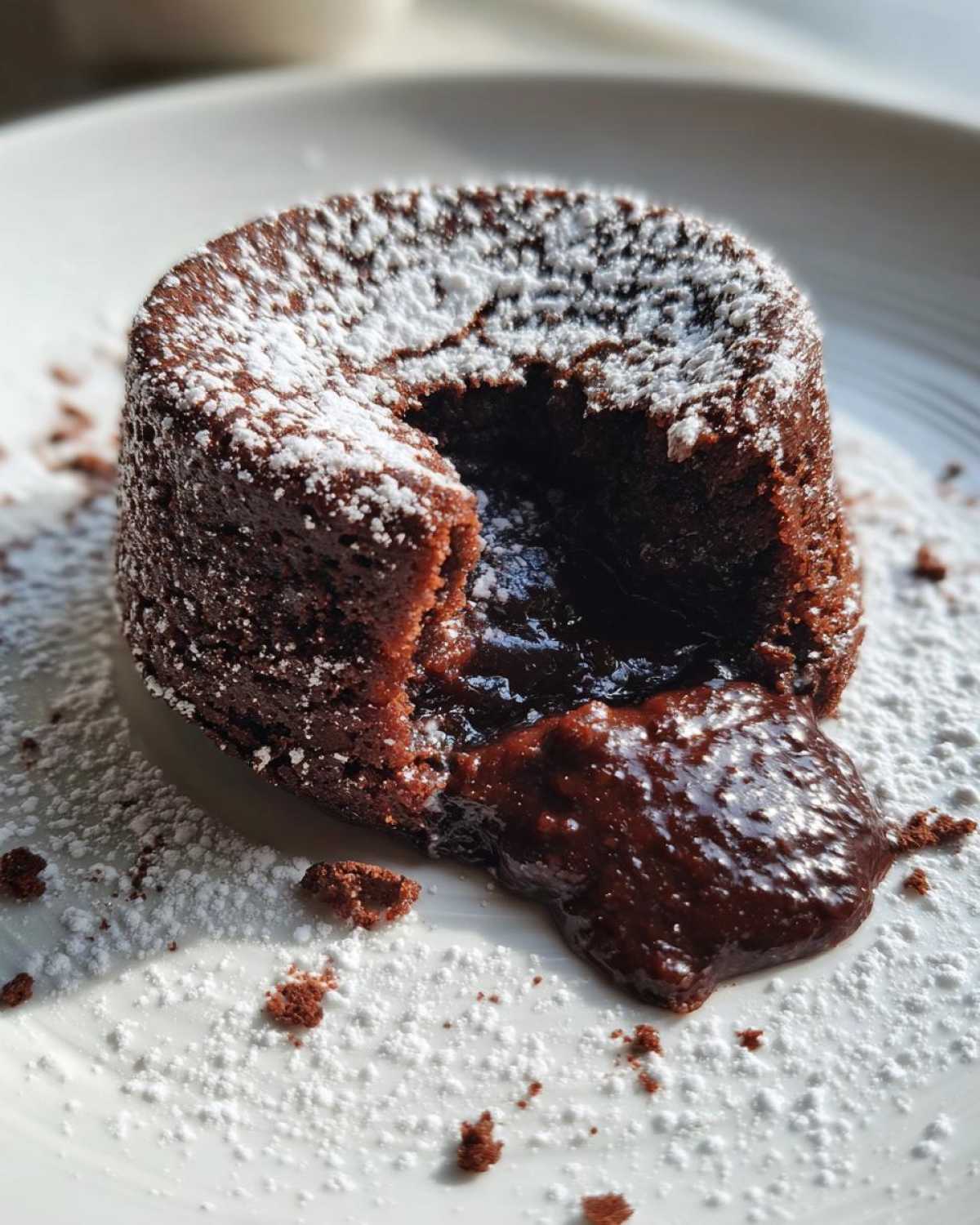 Flourless Decadent Chocolate Lava Cake (Gluten-Free) - detail 2