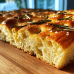 Focaccia Bread with Rosemary and Sea Salt