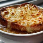 French Onion Soup with Crispy Gruyere Crouton