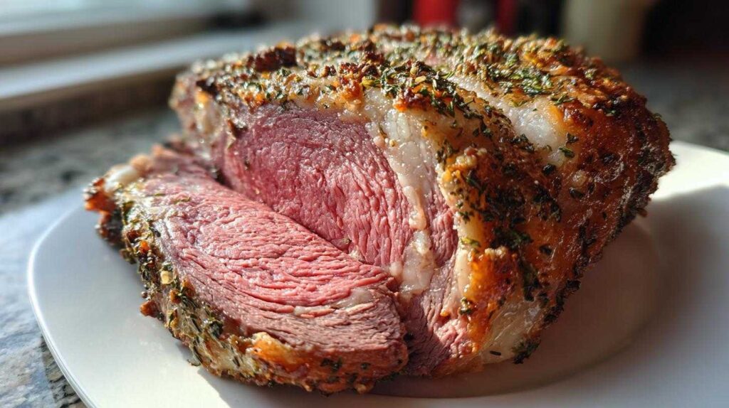 Garlic Herb Prime Rib Roast