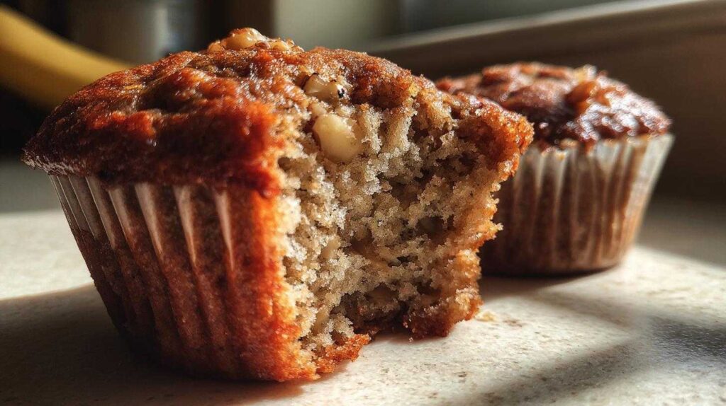 Gluten-Free Banana Walnut Muffins