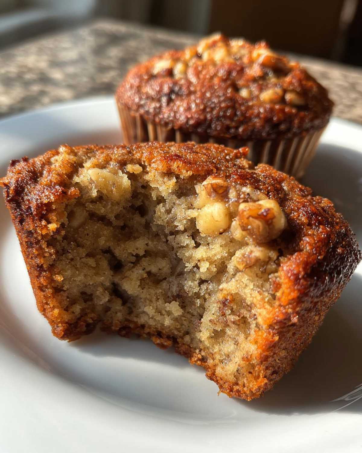 Gluten-Free Banana Walnut Muffins - detail 3