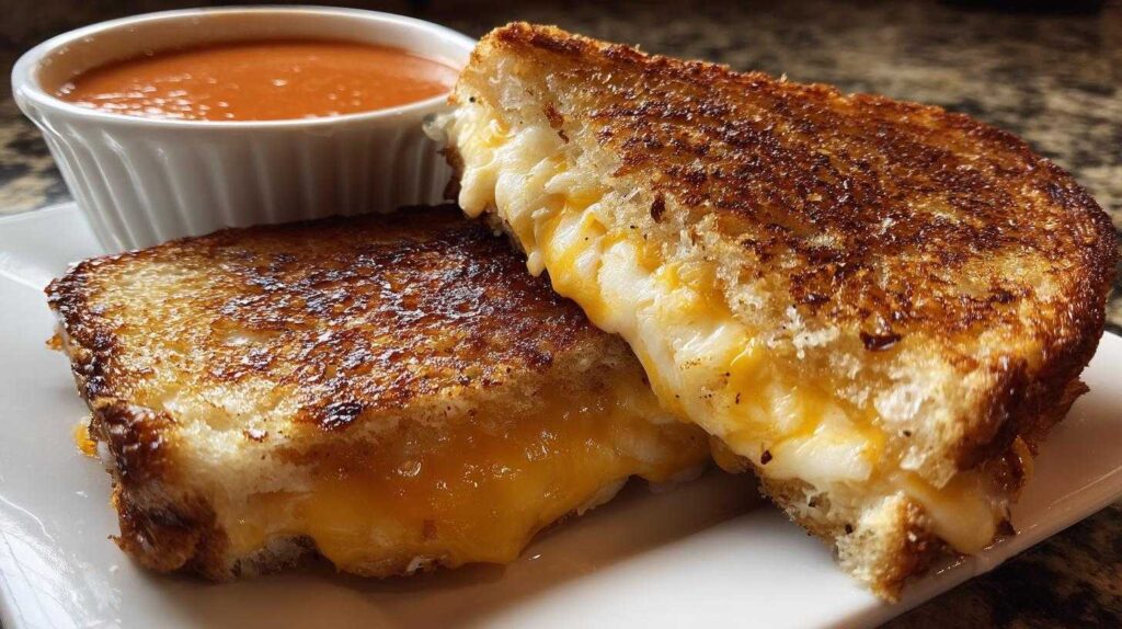 Gooey Grilled Cheese with Tomato Soup Dunkers