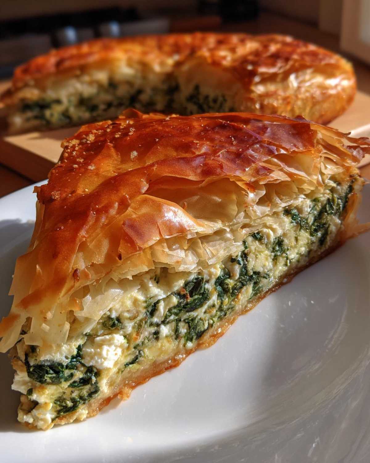 Greek Spanakopita (Spinach Pie) - detail 4