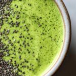 Green Smoothie Bowl with Spinach, Mango & Chia Seeds