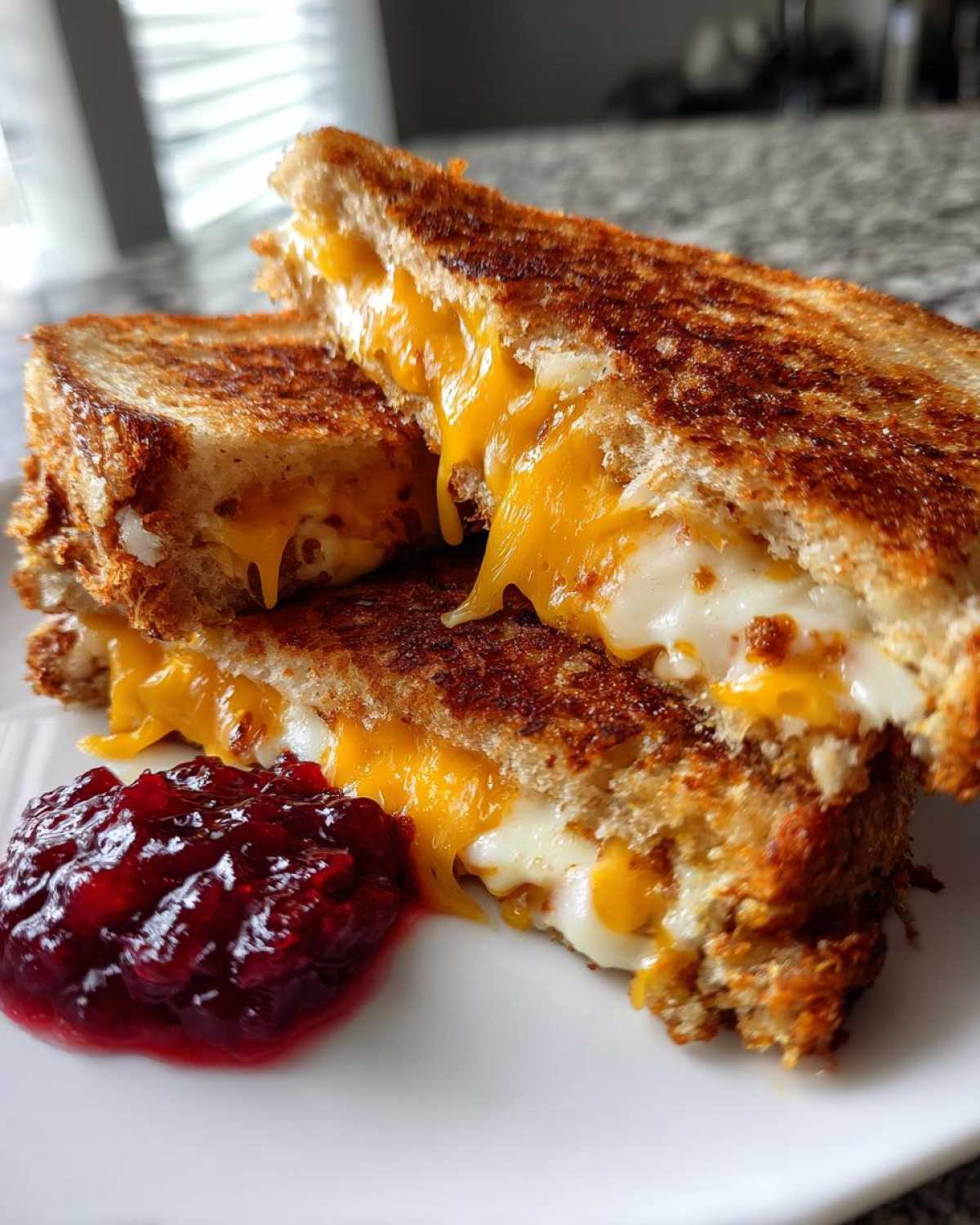 Grilled Cheese with Cranberry Relish - detail 3