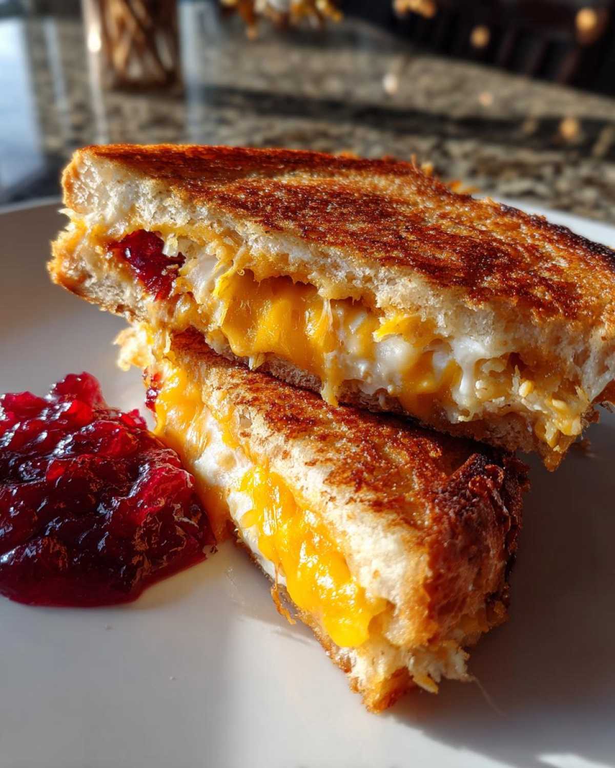 Grilled Cheese with Cranberry Relish - detail 4