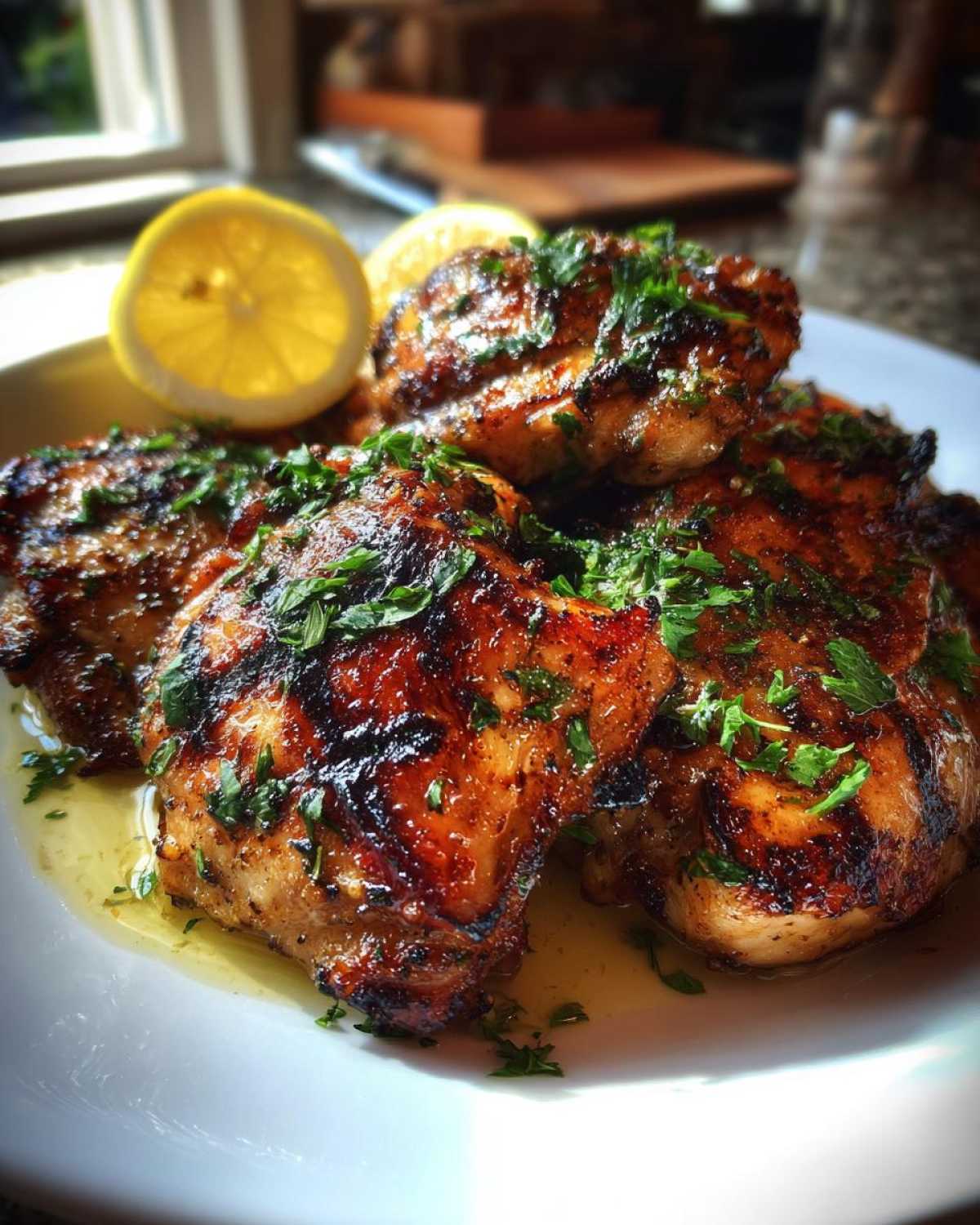 Grilled Lemon-Oregano Chicken (Greek) - detail 3