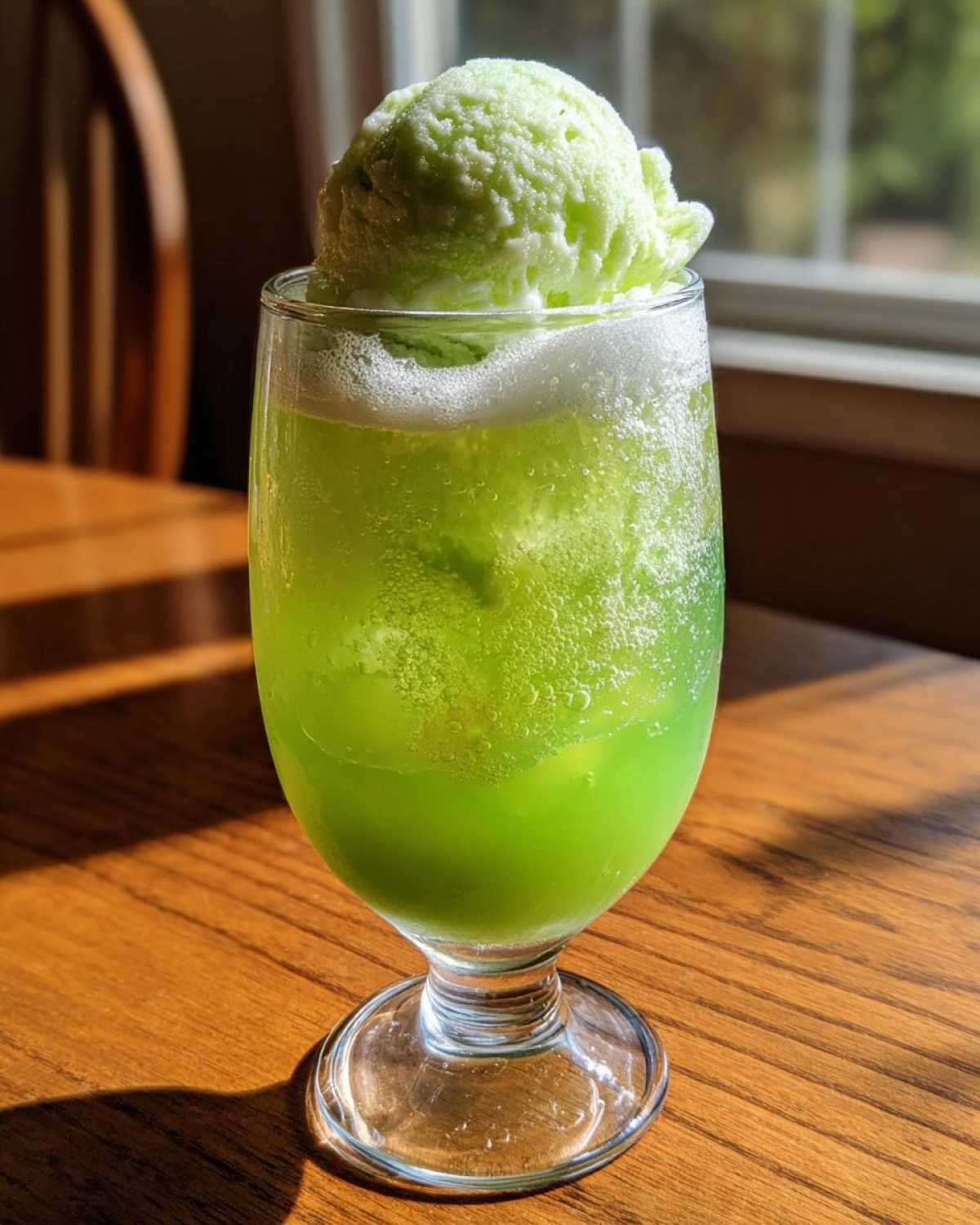 Grinch Punch (Lime Sherbet) - detail 2
