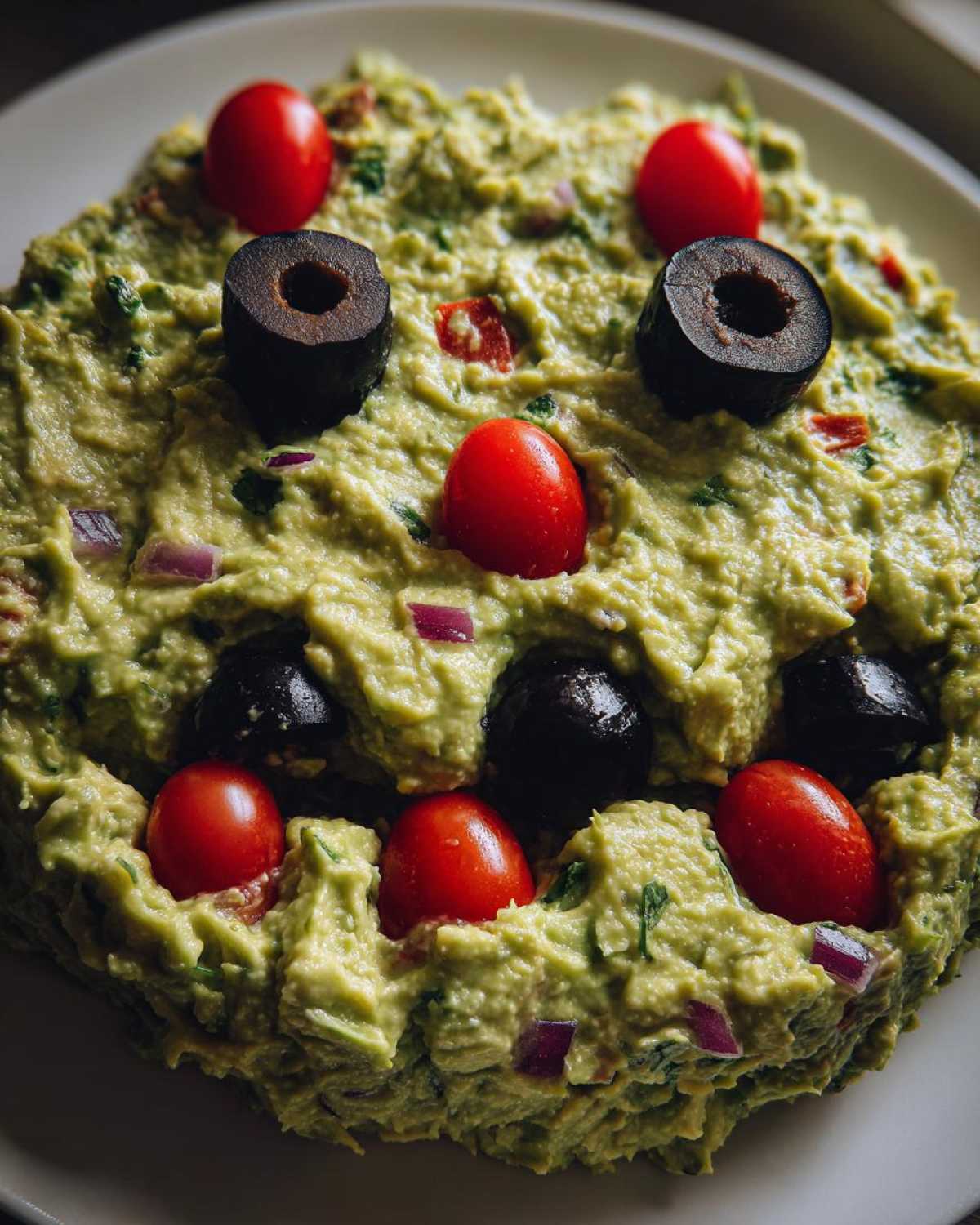 Halloween Monster Guacamole (Spooky Dip) - detail 4