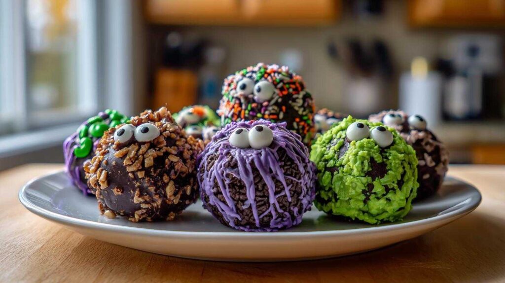 Halloween Monster Oreo Balls