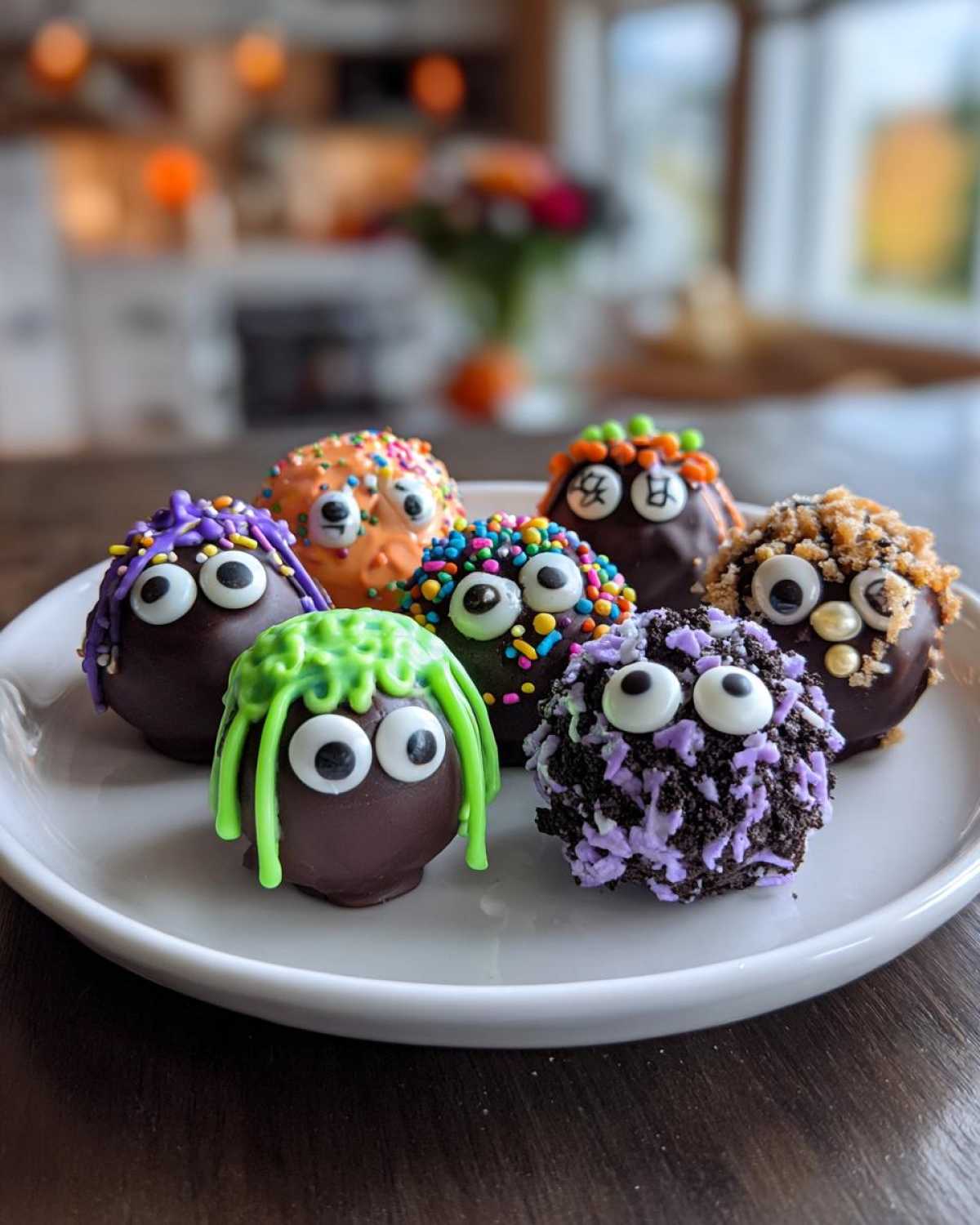 Halloween Monster Oreo Balls - detail 4