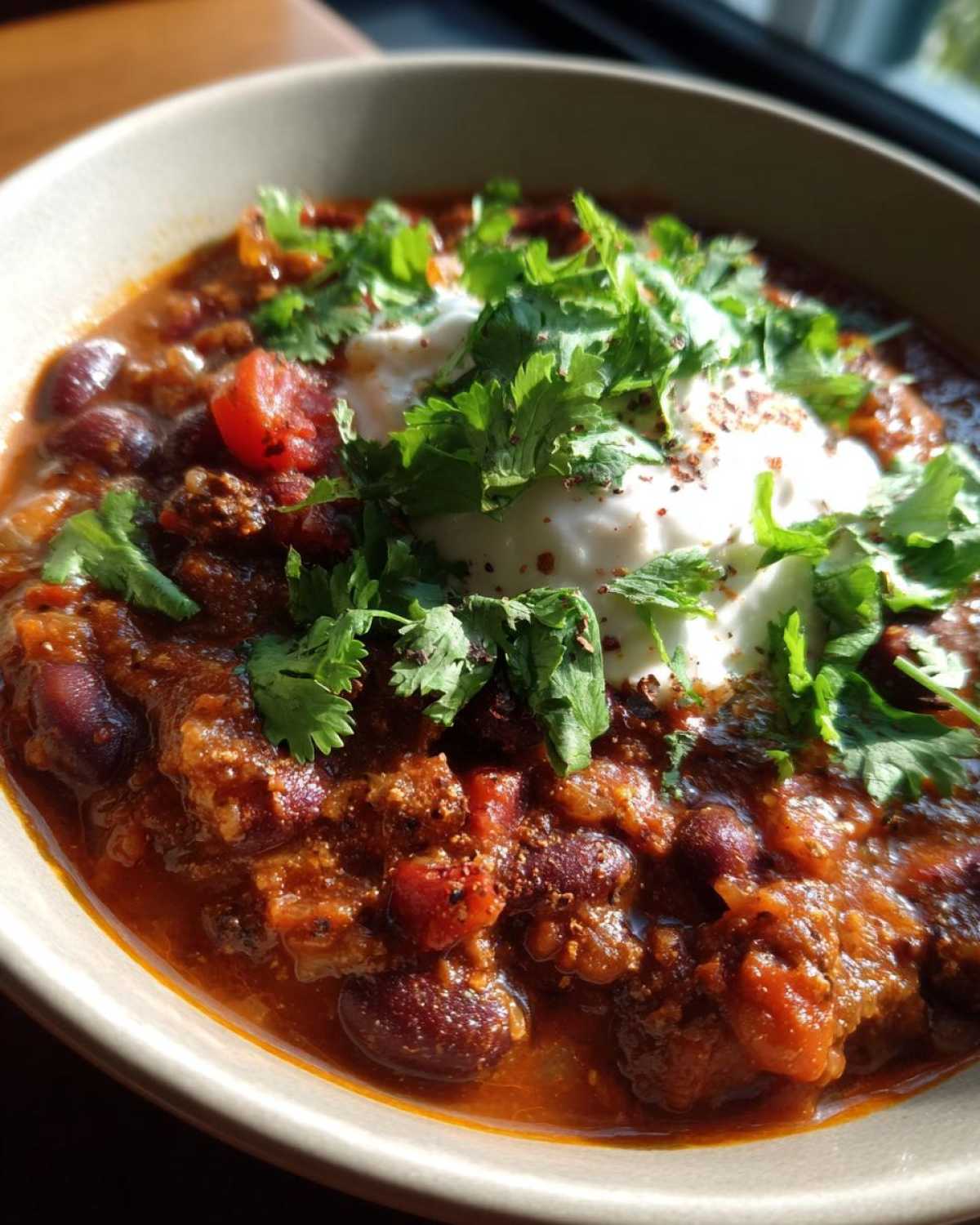Hearty Three-Bean Chili (Spicy or Mild) - detail 3