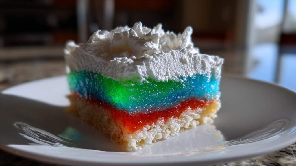 Holiday Jello Poke Cake
