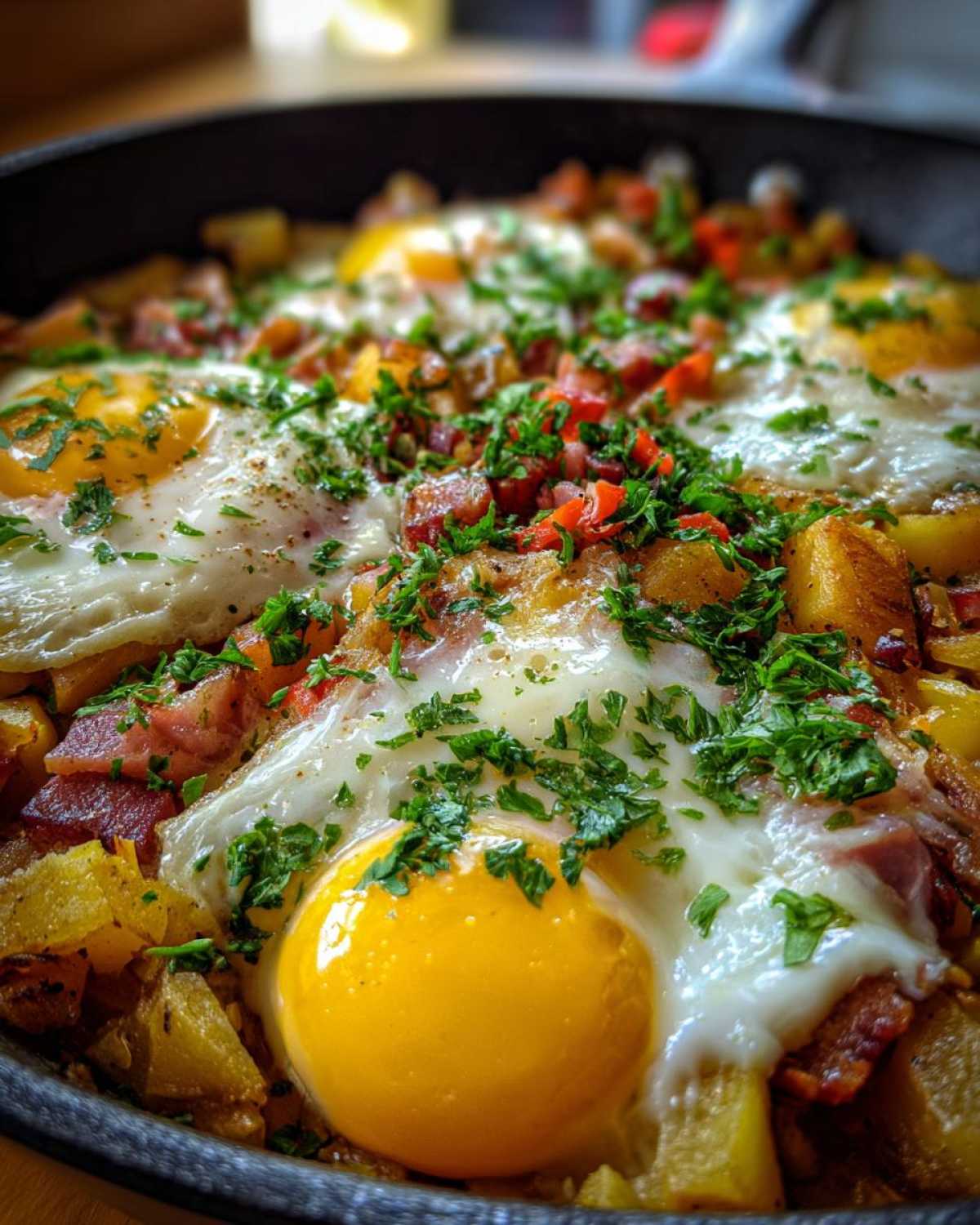 Holiday Leftover Ham Hash - detail 1