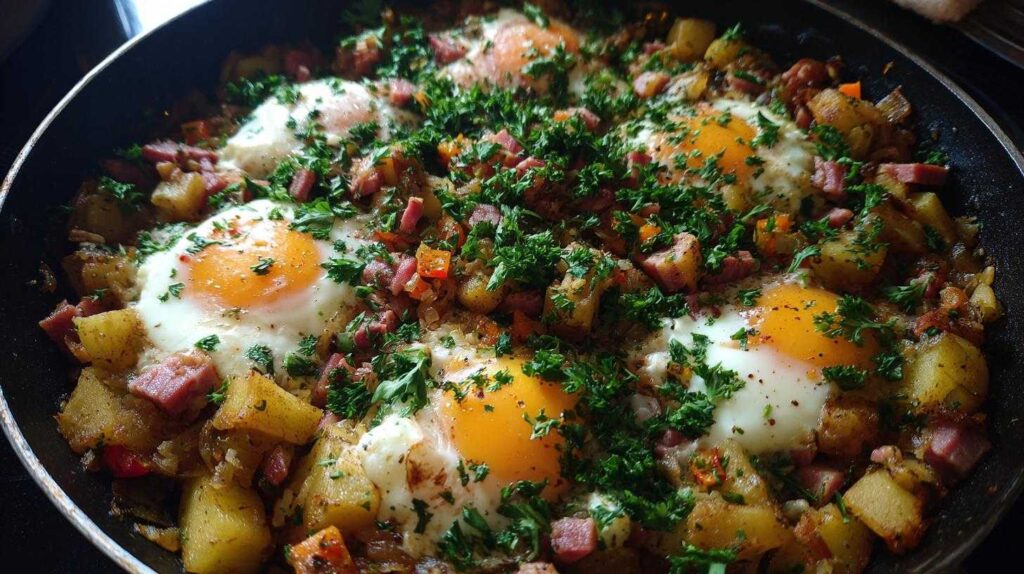 Holiday Leftover Ham Hash