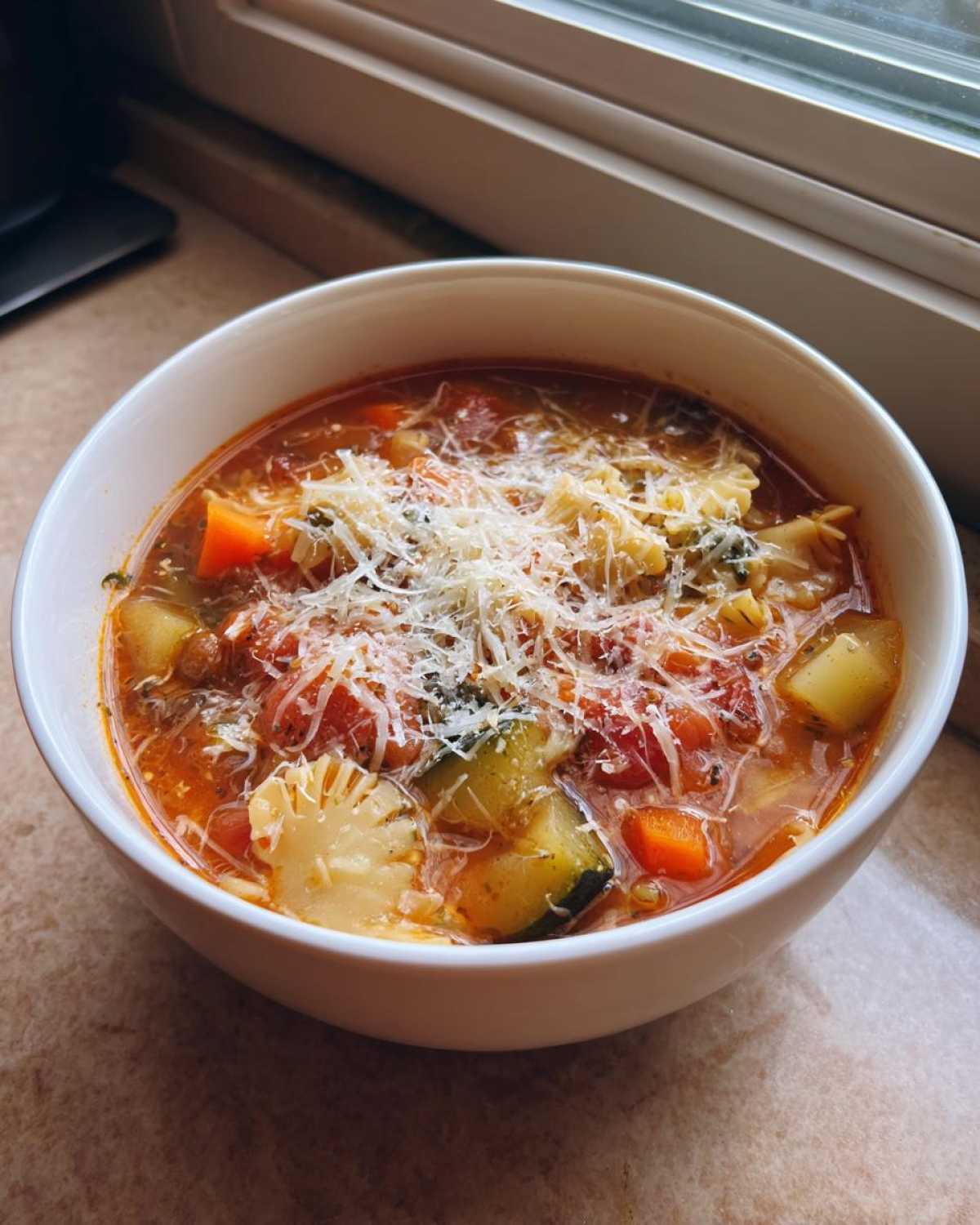 Holiday Leftover Minestrone Soup - detail 1