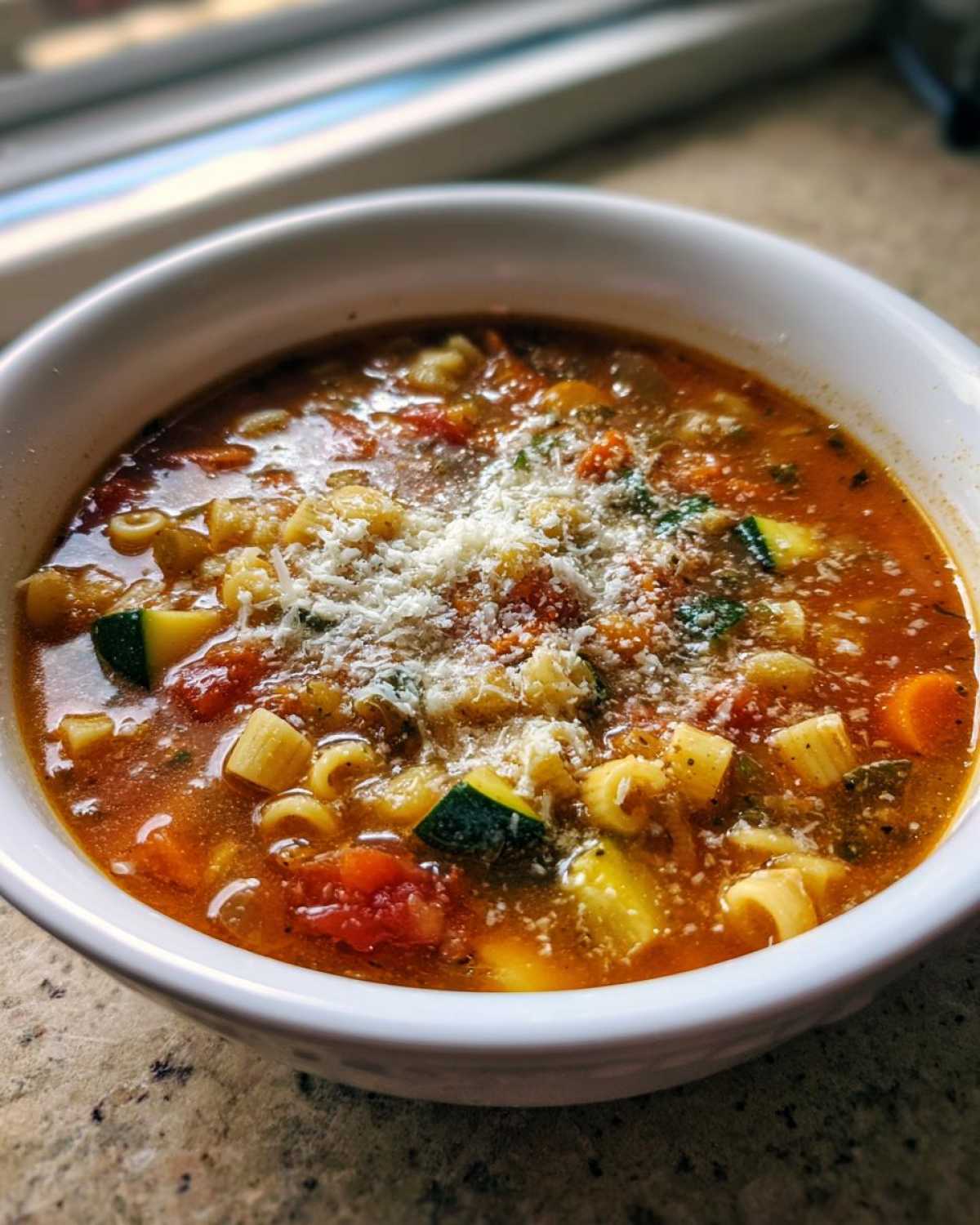 Holiday Leftover Minestrone Soup - detail 3