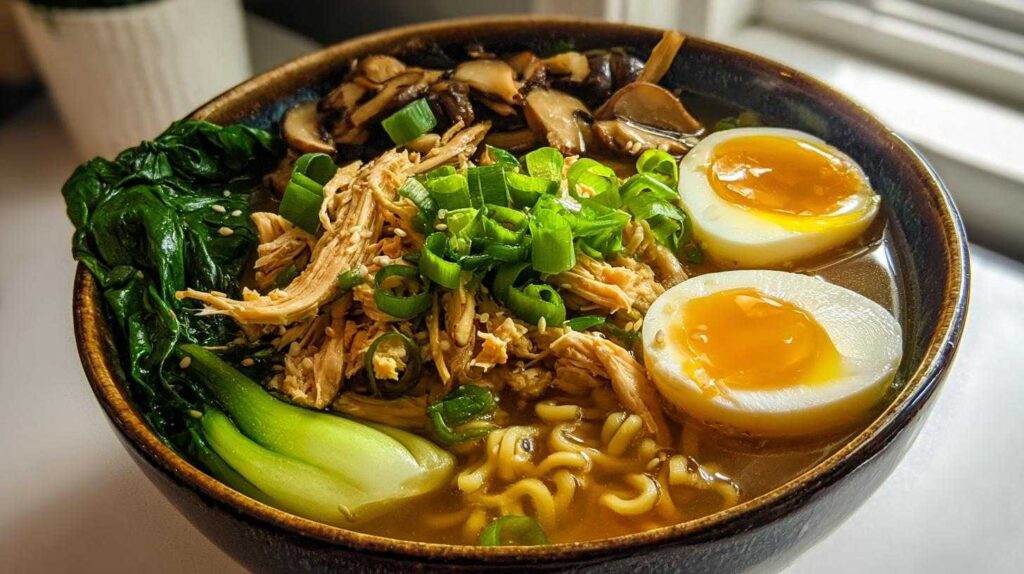 Homemade Chicken Ramen Bowls