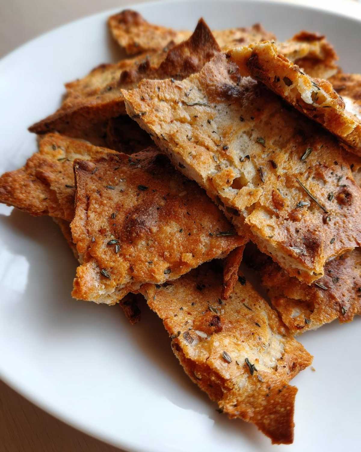 Homemade Sourdough Discard Crackers - detail 1