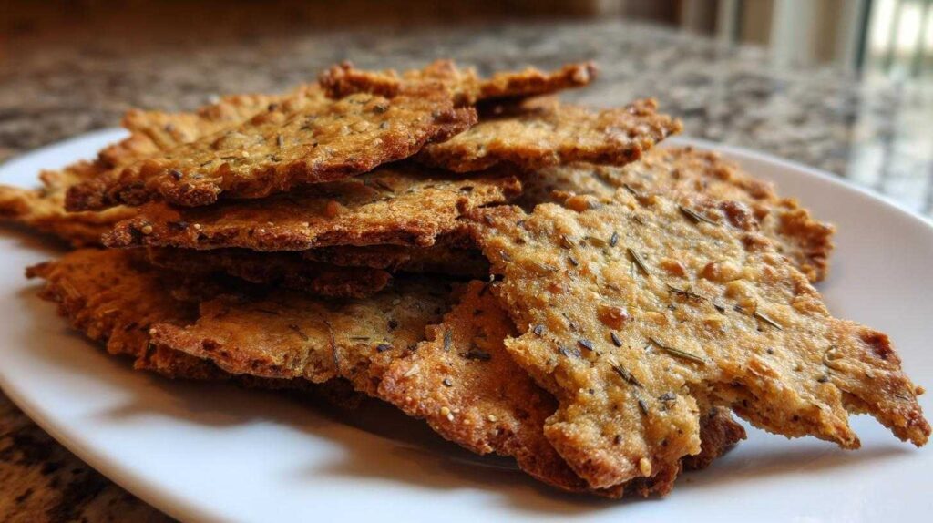 Homemade Sourdough Discard Crackers